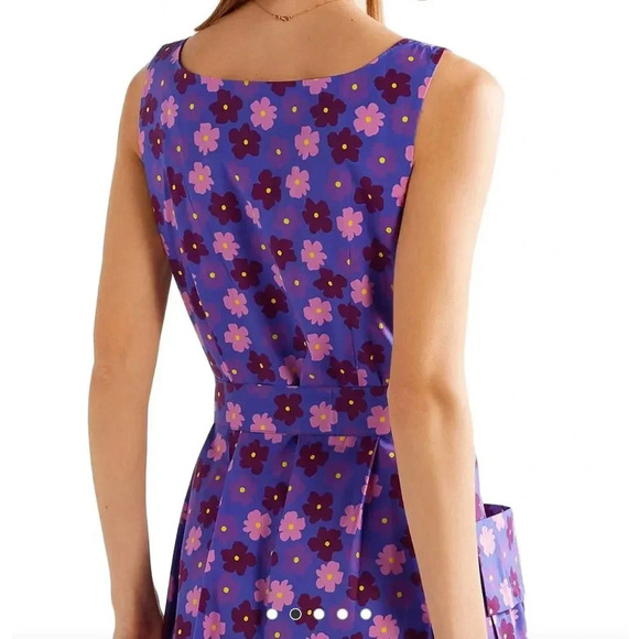 LHD Ramatuelle Midi Purple Floral Dress - Picture 13 of 15